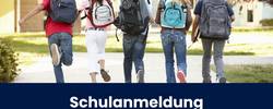 Beitragsbild Schulanmeldung 2027/28 © Canva Stockphoto begeistert rennende Grundschüler von hinten, unter dem Bild der Titel des Artikels