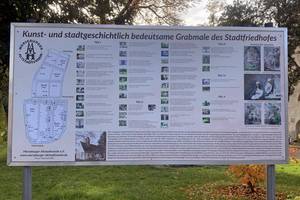 foto infotafel stadtfriedhof