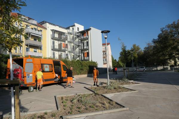 Parkplatz in der Siegfried-Berger-Straße © Pressestelle stellplätze